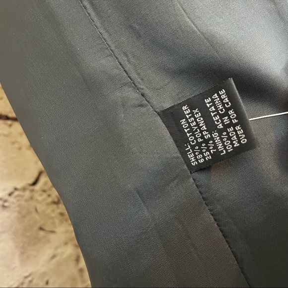 Express Gray Stretch Button Front Lined Blazer NWOT - Picture 9 of 10